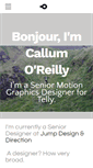 Mobile Screenshot of callumoreilly.com