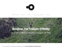 Tablet Screenshot of callumoreilly.com